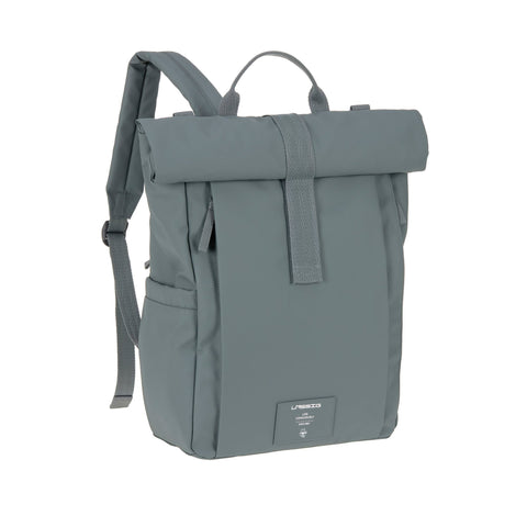 Lassig - Green Label - Diaper bag - Rolltop Up Backpack Anthracite