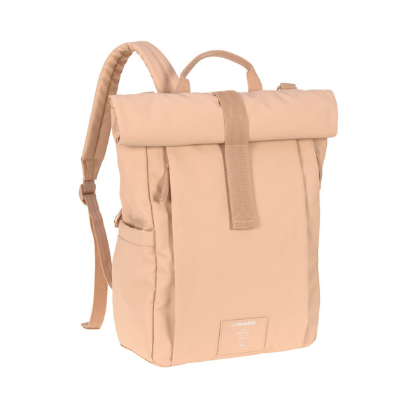 Lassig - Green Label - Diaper bag - Rolltop Up Backpack Taupe