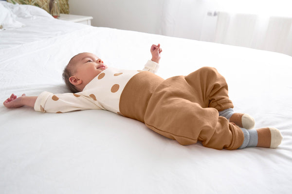Lassig - 4kids - Baby Pants organic cotton -  Cozy Colors Wear - Caramel
