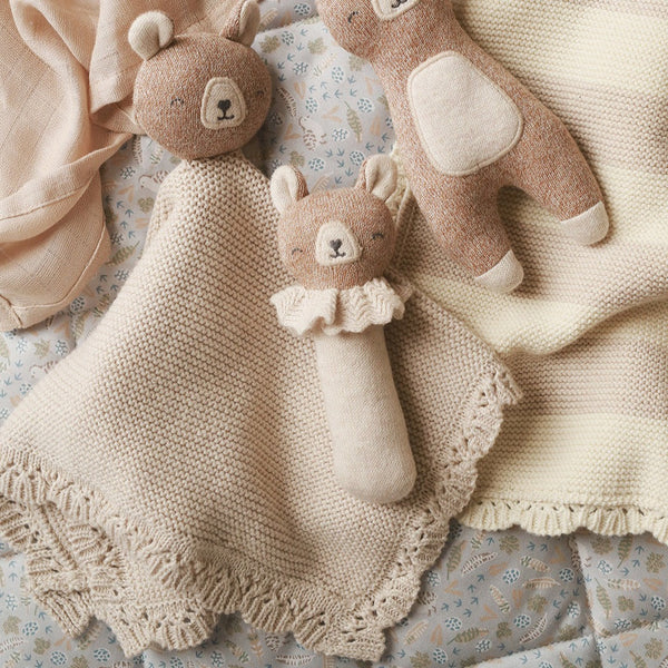 Avery Row  - Cuddle cloth - Brave Bear