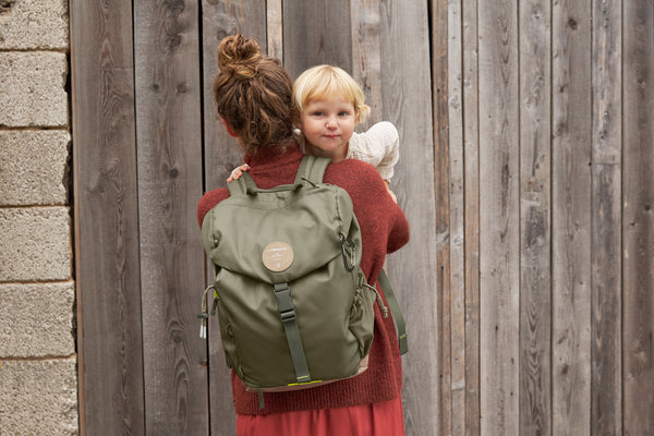 Lassig - Diaper bag - Green Label Outdoor Backpack Olive