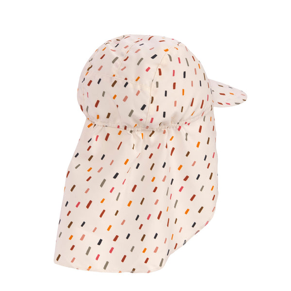 Lassig Swimwear - Sun Protection Flap Hat - Strokes offwhite/multicolor
