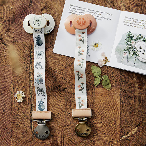 Elodie Details - Pacifier Clip - Forest Mouse
