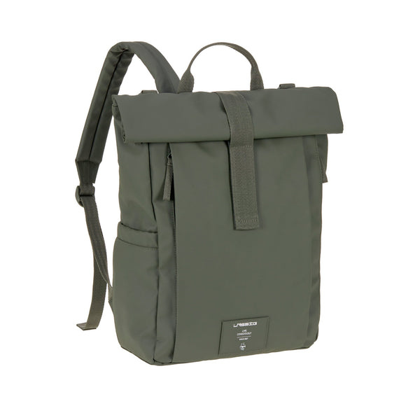 Lassig - Green Label - Diaper bag - Rolltop Up Backpack Peach Rose