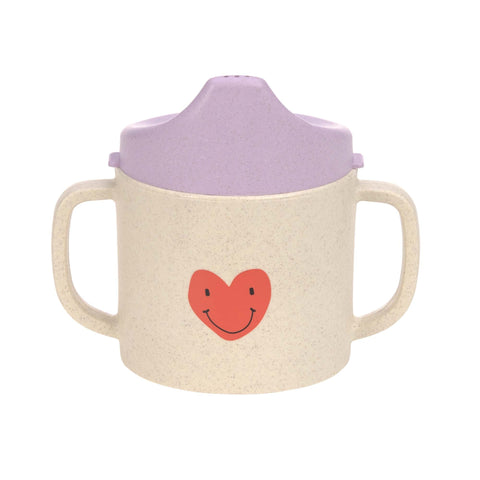 Lassig - Happy Rascals - Sippy Cup - Heart Lavender