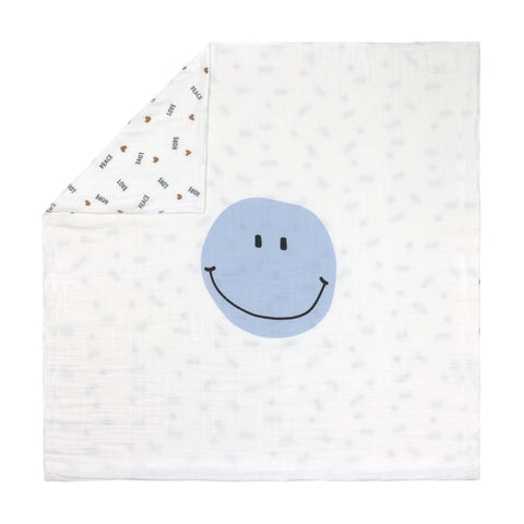 Lassig - Happy Rascals - Heavenly soft Blanket 100 x 100 cm - Smile