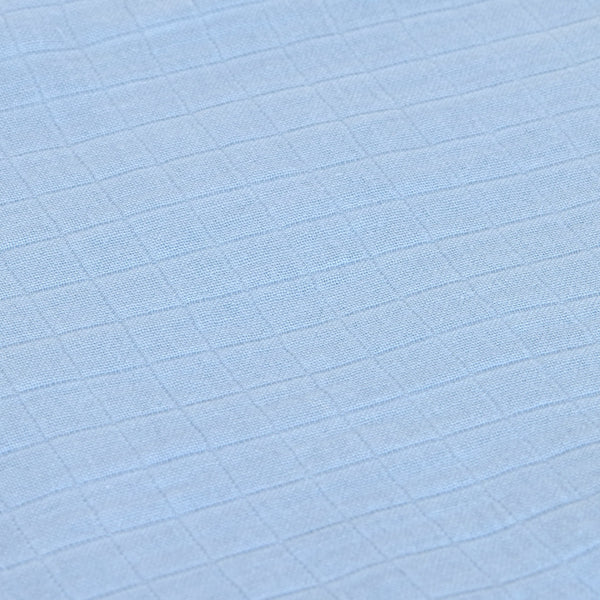Lassig - Happy Rascals - Swaddle & Burp Blanket L GOTS 3 pcs, 85 x 85 cm - Sky blue - Prepack of 2 - $25.00