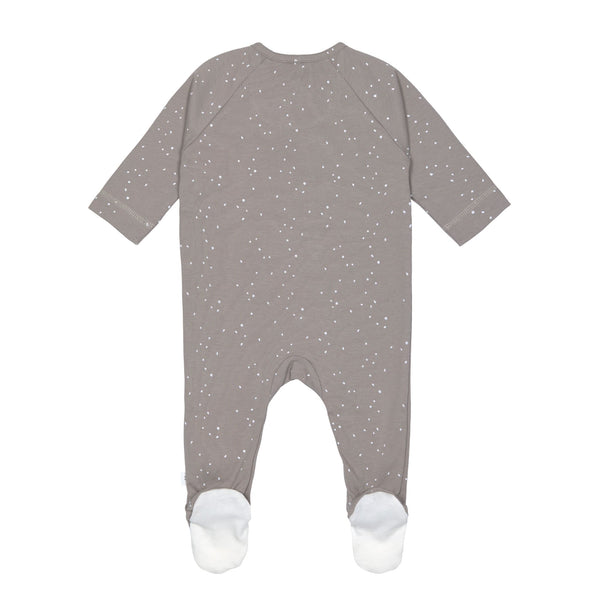 Lassig - 4kids - Pyjama with feet GOTS -  Cozy Colors Wear - Sprinkle taupe