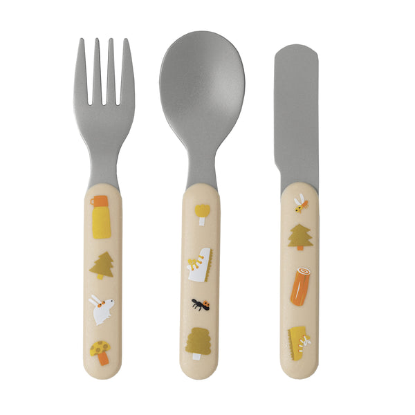 Maison Petit Jour - Cutlery Set of 3 - L'AVENTURE- Prepack of 6 - $16.50