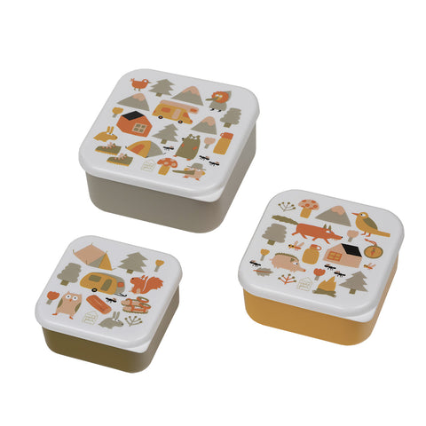 Maison Petit Jour - Set of 3 Lunch Boxes - L'AVENTURE
