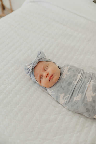 Copper Pearl - Timber Swaddle Blanket