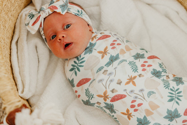 Copper Pearl - Ivy Swaddle Blanket