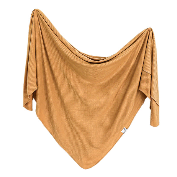 Copper Pearl - Dolce Ribbed Swaddle Blanket