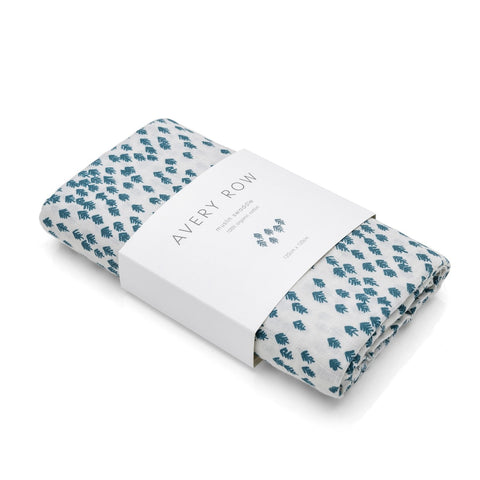 Avery Row - Muslin Swaddle - Nordic Forest