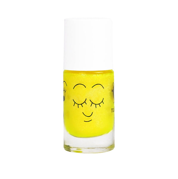 Nailmatic Kids - Water-based nail polish for kids- Titi - Neon yellow glitter