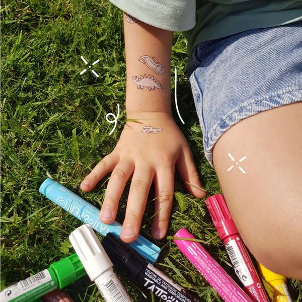 Nailmatic Kids- Temporary Coloring Tattoos - Galaxy