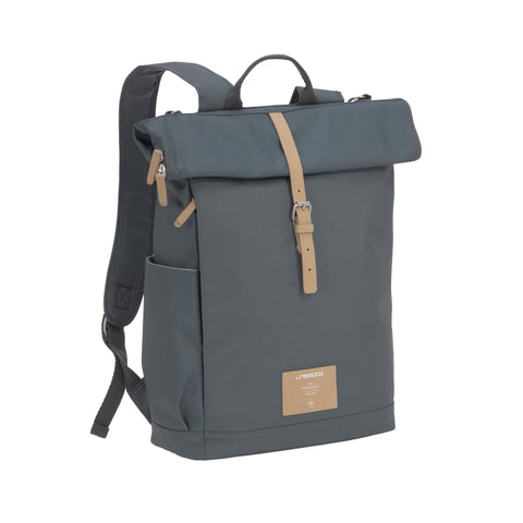 Lassig - Green Label - Diaper bag - Rolltop Backpack Anthracite