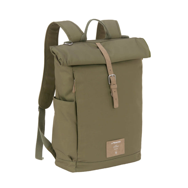 Lassig - Green Label - Diaper bag - Rolltop Backpack Olive