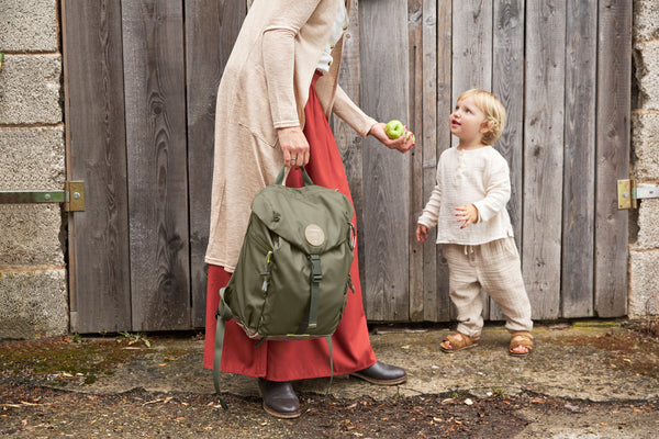 Lassig - Diaper bag - Green Label Outdoor Backpack Olive
