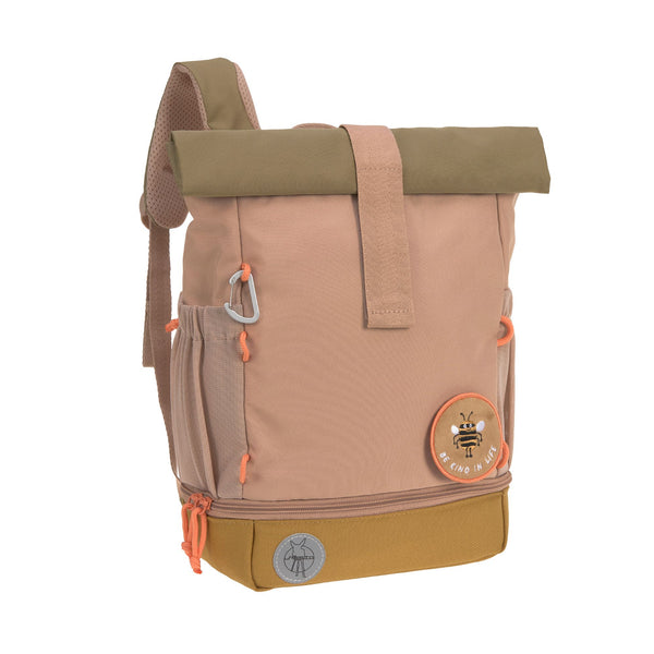 Lassig - 4kids - Mini Rolltop Backpack- Hazelnut