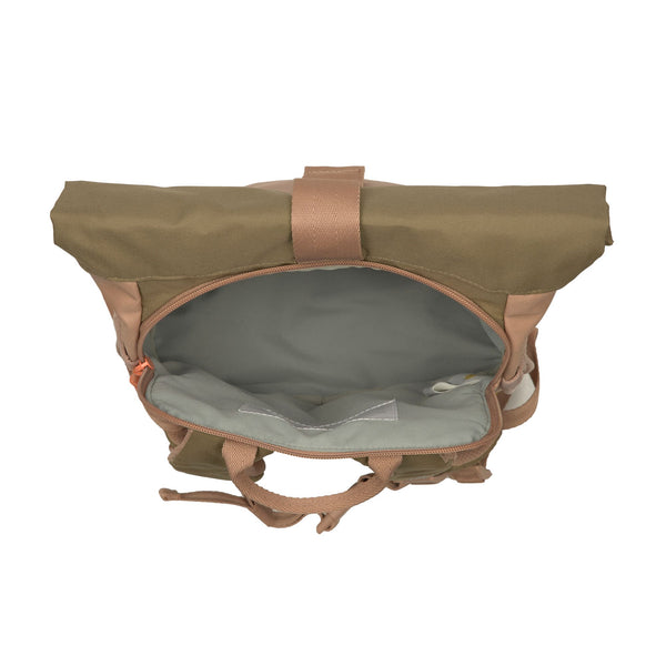 Lassig - 4kids - Mini Rolltop Backpack- Hazelnut