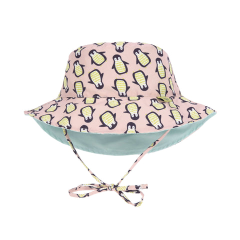 Lassig Swimwear - Girls - Reversible Sun Protection Hat - Penguin Peach