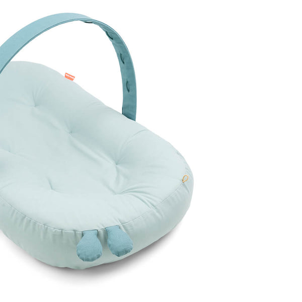 Done by Deer - Cozy lounger w. activity arch Raffi Blue