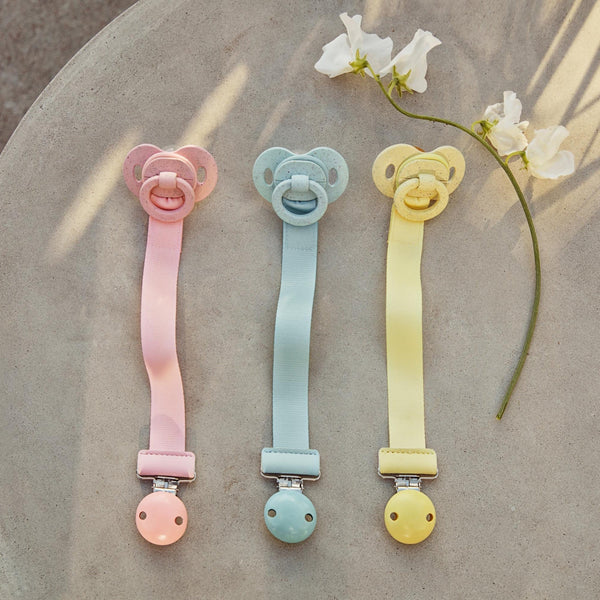 Elodie Details - Pacifier Clip Wood - Sunny Day Yellow