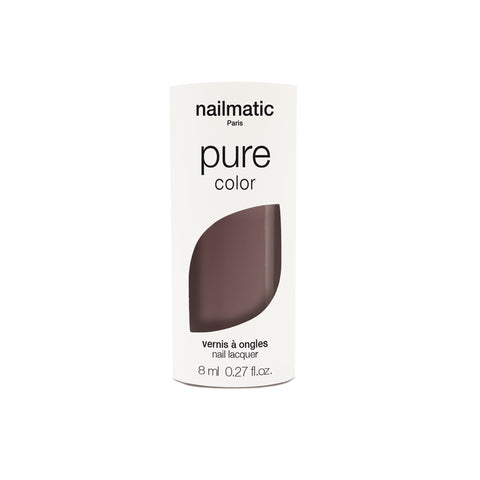 Nailmatic Adult- PURE Color Plant Based Nail Polish - Alaïa - Taupe Brown