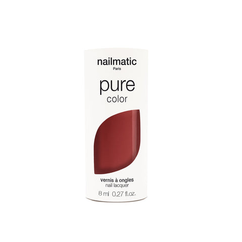 Nailmatic Adult- PURE Color Plant Based Nail Polish - Anouk – Brick Brown