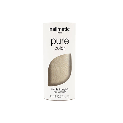 Nailmatic Adult- PURE Color Plant Based Nail Polish - Gala - Gold