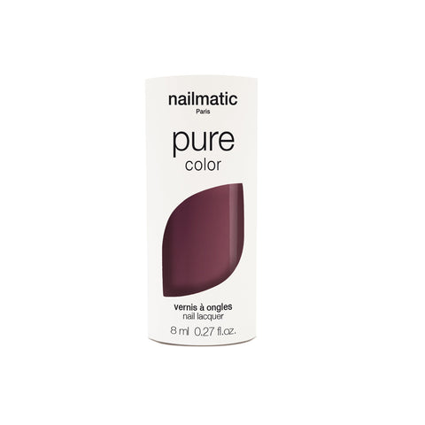 Nailmatic Adult- PURE Color Plant Based Nail Polish - Misha – Plum Brown