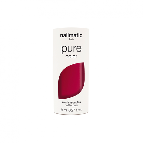 Nailmatic Adult- PURE Color Plant Based Nail Polish - Paloma - Intense Raspberry