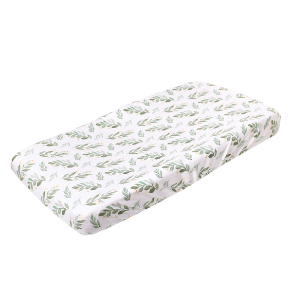 Copper Pearl - Fern Diaper Changing Pad Cover