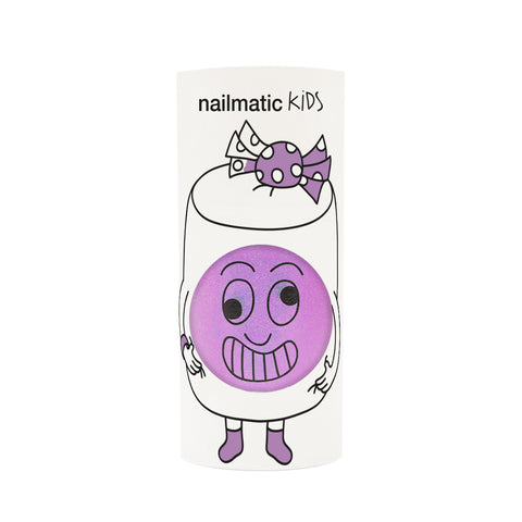 Nailmatic Kids- Water-based nail polish for kids- Marshi - Pearly Neon Lilac