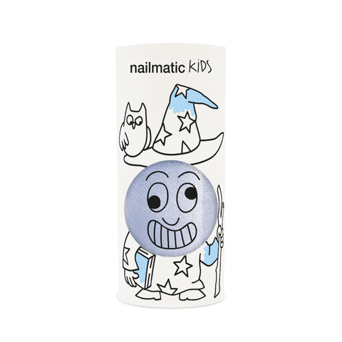 Nailmatic Kids- Water-based nail polish for kids- Merlin- Pearly Blue