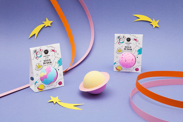 Nailmatic Kids- Colouring and soothing bath bomb for kids - Pulsar