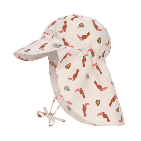 Lassig Swimwear - Sun Protection Flap Hat - Toucan offwhite