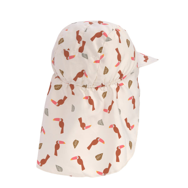 Lassig Swimwear - Sun Protection Flap Hat - Toucan offwhite