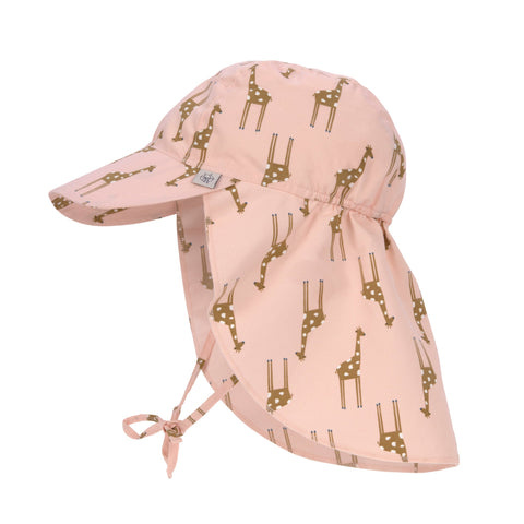Lassig Swimwear - Sun Protection Flap Hat - Giraffe rose