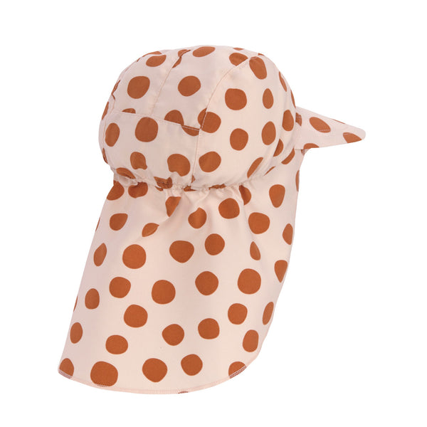Lassig Swimwear - Sun Protection Flap Hat - Dots powder pink