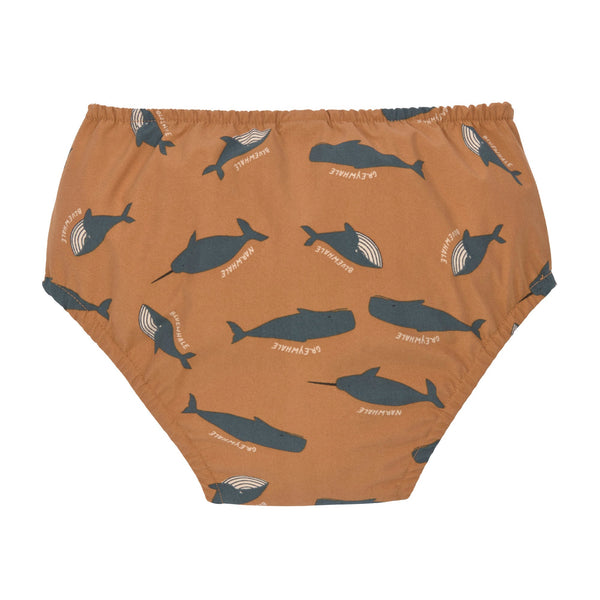Lassig Swimwear - Swim Diaper - Whale Caramel