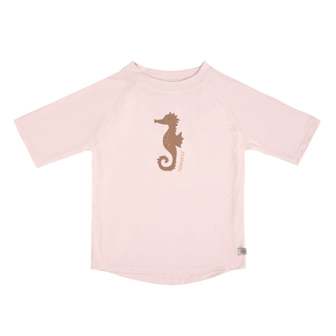 Lassig Swimwear - Short Sleeve Rashguard - Seahorse Light Pink