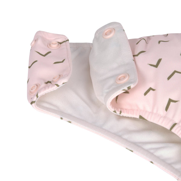 Lassig Swimwear - Snap Swim Diaper -  Jags light pink