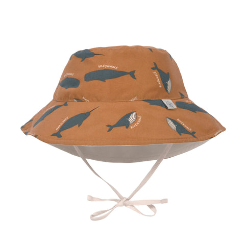 Lassig Swimwear - Sun Protection Bucket Hat - Whale Caramel