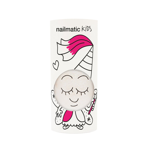Nailmatic Kids- Water-based nail polish for kids- Zouzou - Extra Pearly White