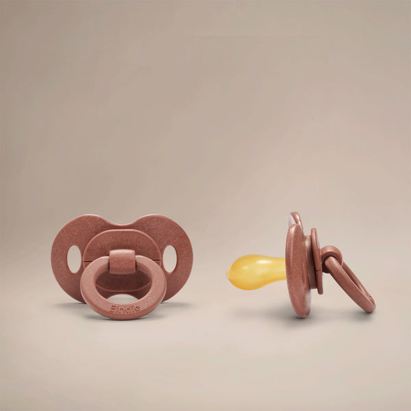 Elodie Details - Bamboo Pacifier Natural Rubber - Burned Clay