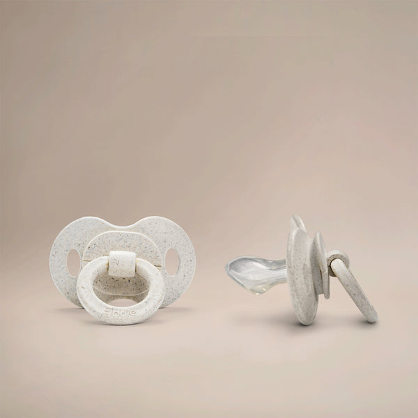Elodie Details - Bamboo Pacifier Silicone Orthodontic - Lily White