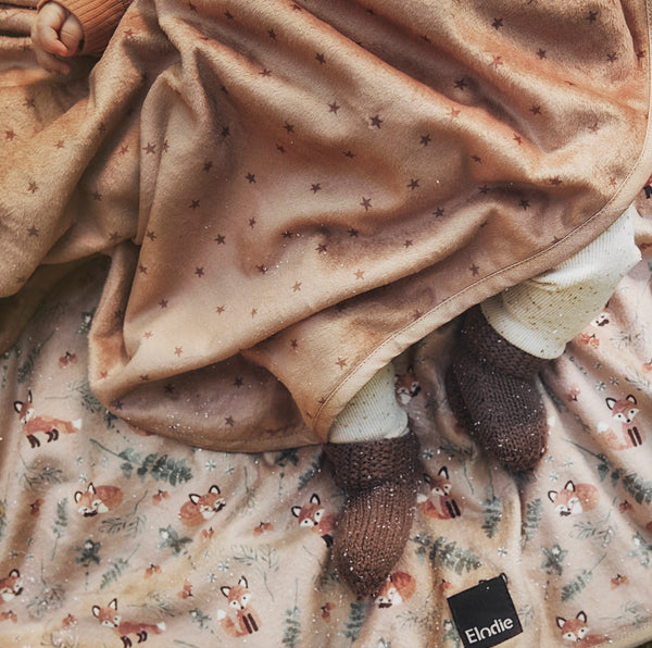 Elodie Details - Pearl Velvet Blanket - Northern Star Terracotta