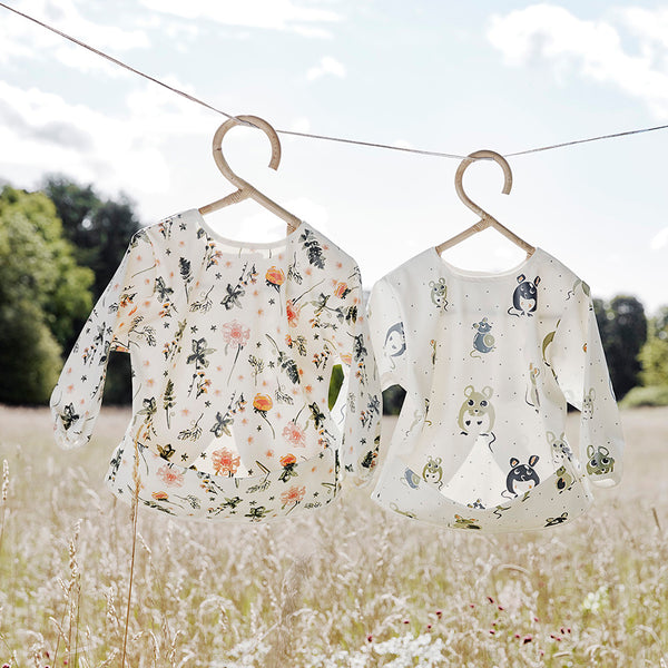 Elodie Details - Longsleeved Baby Bib - Forest Mouse